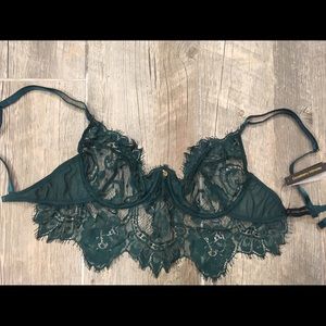 Gooseberry Intimates Large Emerald Longline Bra